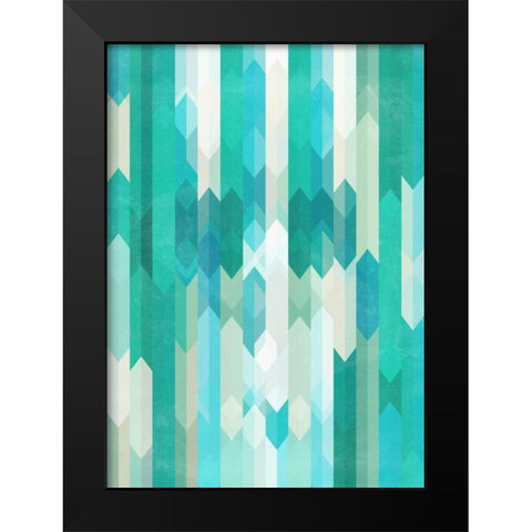 Skull Experiment I Black Modern Wood Framed Art Print by Beer, Hannes