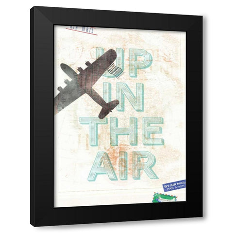 Up in the Air Black Modern Wood Framed Art Print with Double Matting by Beer, Hannes