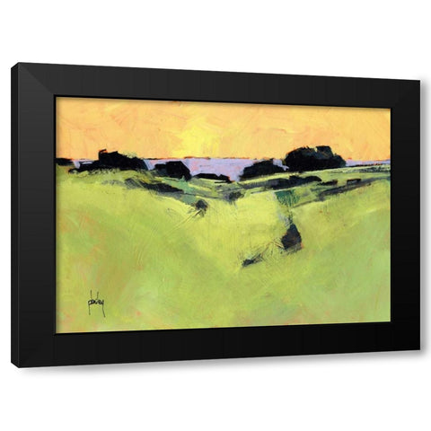 Daybreak Black Modern Wood Framed Art Print with Double Matting by Bailey, Paul