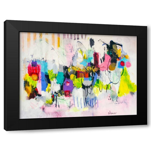 Lost in Oklahoma Black Modern Wood Framed Art Print with Double Matting by Brown, Cynthia Anne