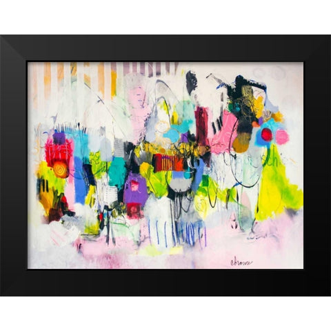 Lost in Oklahoma Black Modern Wood Framed Art Print by Brown, Cynthia Anne