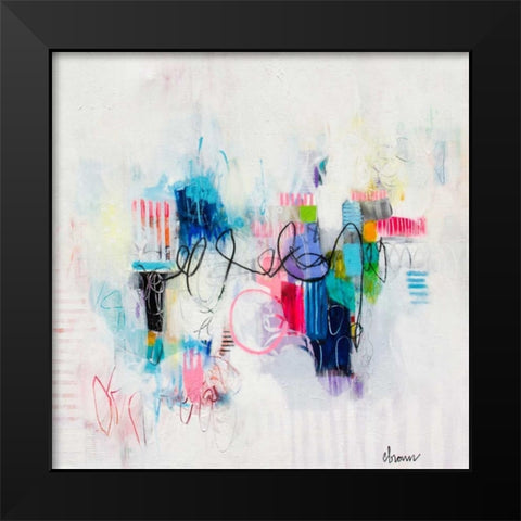 Possibilities of the Heart Black Modern Wood Framed Art Print by Brown, Cynthia Anne