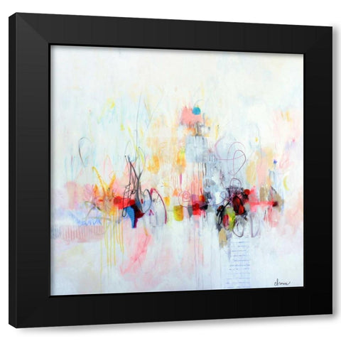 Count Your Blessings Black Modern Wood Framed Art Print by Brown, Cynthia Anne