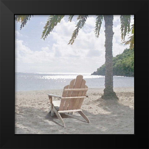 Carribean Dream Black Modern Wood Framed Art Print by Bay, Noah