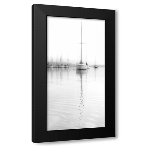 Nautical No. 5 Black Modern Wood Framed Art Print by Bell, Nicholas