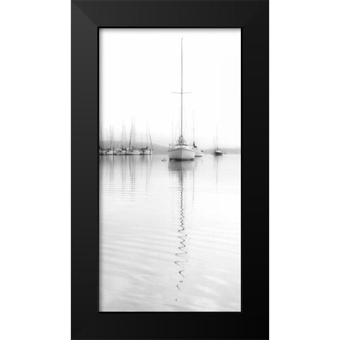 Nautical No. 5 Black Modern Wood Framed Art Print by Bell, Nicholas