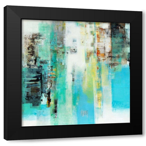Serie Caminos #22 Black Modern Wood Framed Art Print with Double Matting by Benedicto, Ines