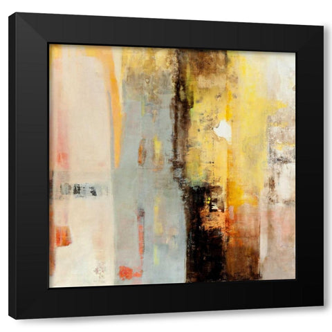 Serie Caminos #45 Black Modern Wood Framed Art Print with Double Matting by Benedicto, Ines