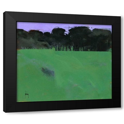 Dark Grove Black Modern Wood Framed Art Print by Bailey, Paul