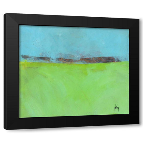 Low Distant Hills Black Modern Wood Framed Art Print with Double Matting by Bailey, Paul