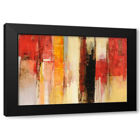 Serie Vertigo Black Modern Wood Framed Art Print by Benedicto, Ines