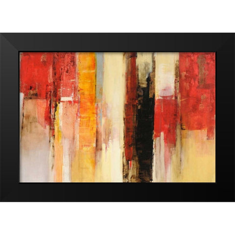 Serie Vertigo Black Modern Wood Framed Art Print by Benedicto, Ines