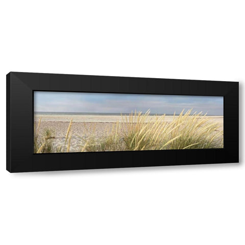 Island Sand Dunes Black Modern Wood Framed Art Print by Blaustein, Alan