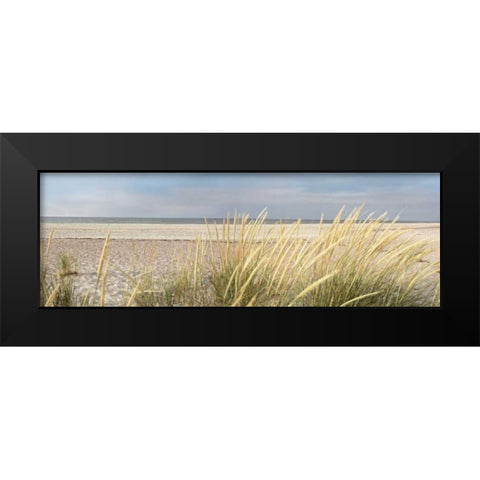 Island Sand Dunes Black Modern Wood Framed Art Print by Blaustein, Alan