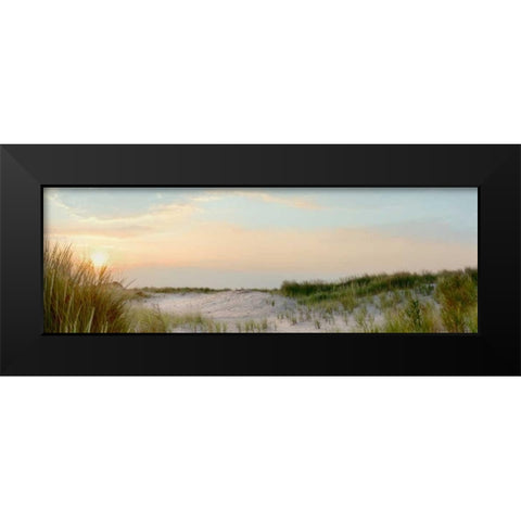 Island Sand Dunes Sunrise No. 1 Black Modern Wood Framed Art Print by Blaustein, Alan