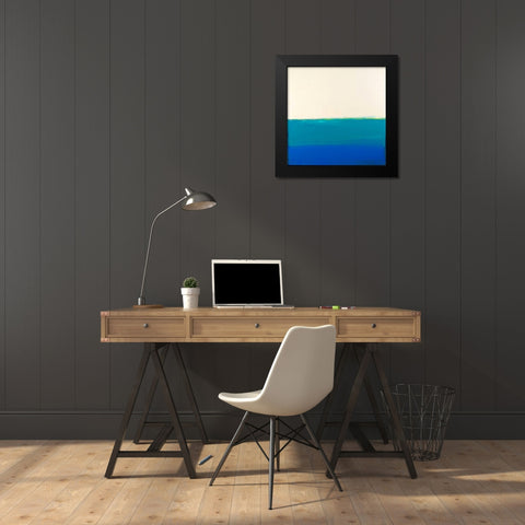Above and Below Black Modern Wood Framed Art Print by Bishop, Don