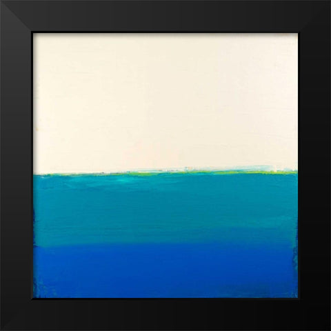 Above and Below Black Modern Wood Framed Art Print by Bishop, Don