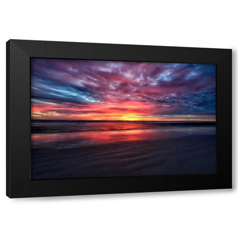 Natureaâ‚¬â„¢s Palette Black Modern Wood Framed Art Print with Double Matting by Burdick, Chuck
