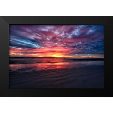 Natureaâ‚¬â„¢s Palette Black Modern Wood Framed Art Print by Burdick, Chuck