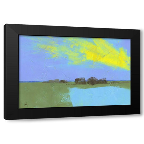 Decoy Pond Black Modern Wood Framed Art Print by Bailey, Paul