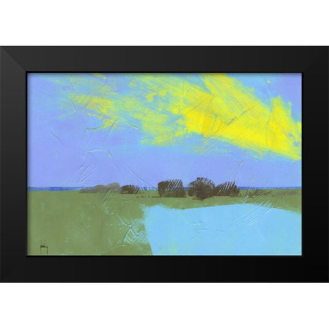 Decoy Pond Black Modern Wood Framed Art Print by Bailey, Paul