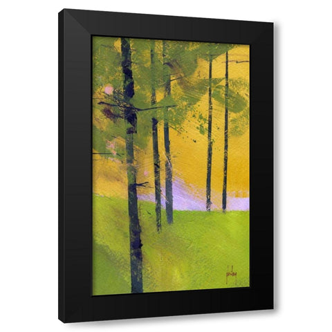 Simple Spruce Black Modern Wood Framed Art Print with Double Matting by Bailey, Paul