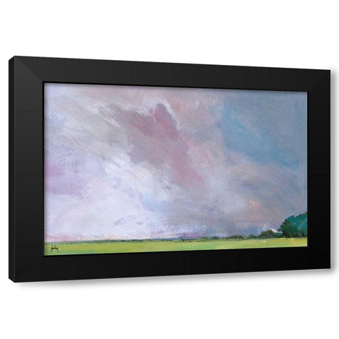 Sky Six Temperance Black Modern Wood Framed Art Print with Double Matting by Bailey, Paul