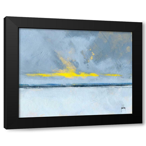 Winter Solace Black Modern Wood Framed Art Print with Double Matting by Bailey, Paul