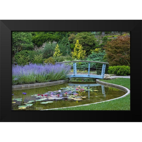Serenity Black Modern Wood Framed Art Print by Burdick, Chuck