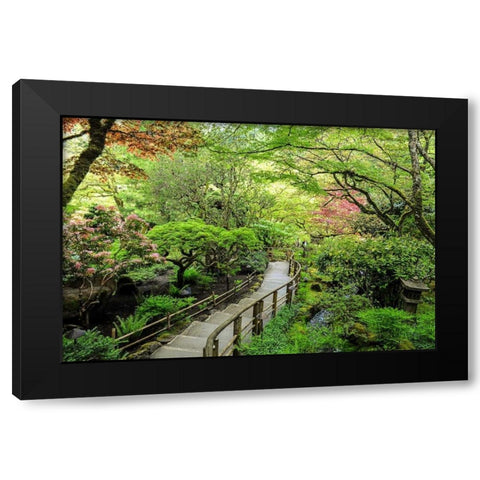Stairway to Paradise Black Modern Wood Framed Art Print by Burdick, Chuck