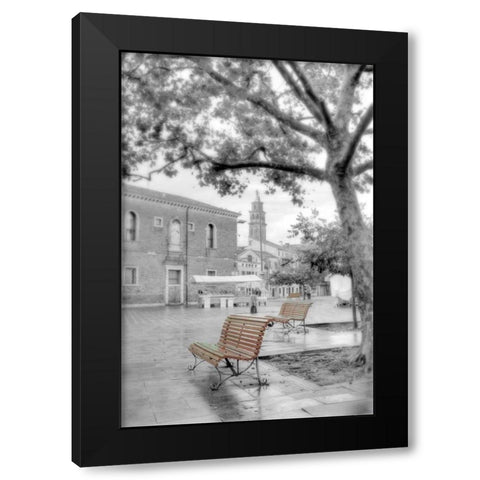 Campo Santa Margherita #1 Black Modern Wood Framed Art Print with Double Matting by Blaustein, Alan
