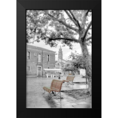 Campo Santa Margherita #1 Black Modern Wood Framed Art Print by Blaustein, Alan