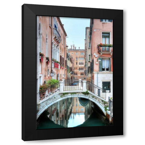 Piccolo Ponte-2 Black Modern Wood Framed Art Print with Double Matting by Blaustein, Alan