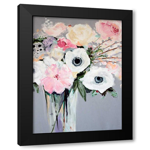 Sweetie Pie Black Modern Wood Framed Art Print by Brewer, Jacqueline