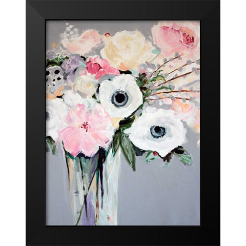 Sweetie Pie Black Modern Wood Framed Art Print by Brewer, Jacqueline
