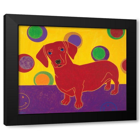 Foot Long Fun III Black Modern Wood Framed Art Print with Double Matting by Bond, Angela