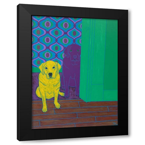 Some of My Favorite People Black Modern Wood Framed Art Print by Bond, Angela