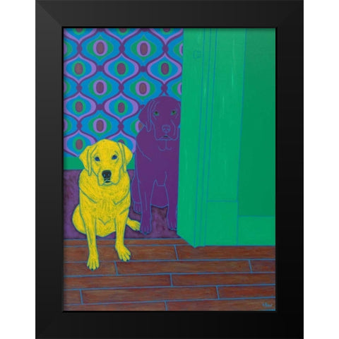 Some of My Favorite People Black Modern Wood Framed Art Print by Bond, Angela