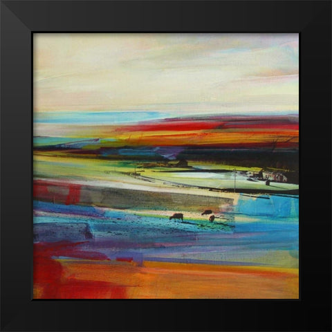 Crimsworth Dean Beck #4 Black Modern Wood Framed Art Print by Boyce, Kate