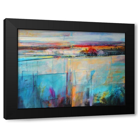 Soft Morning Light Black Modern Wood Framed Art Print with Double Matting by Boyce, Kate