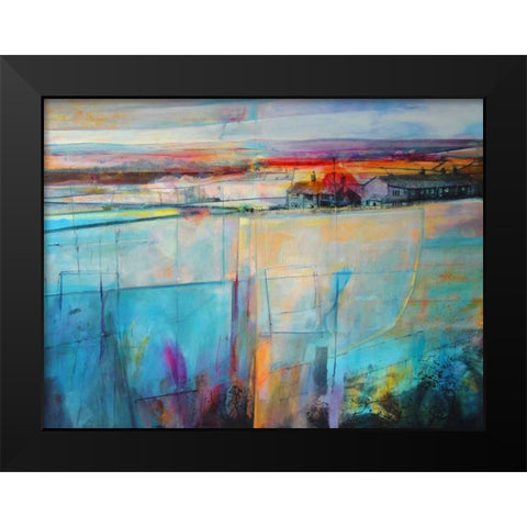 Soft Morning Light Black Modern Wood Framed Art Print by Boyce, Kate