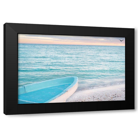 Solo Flight Black Modern Wood Framed Art Print by Bertelli, Jon