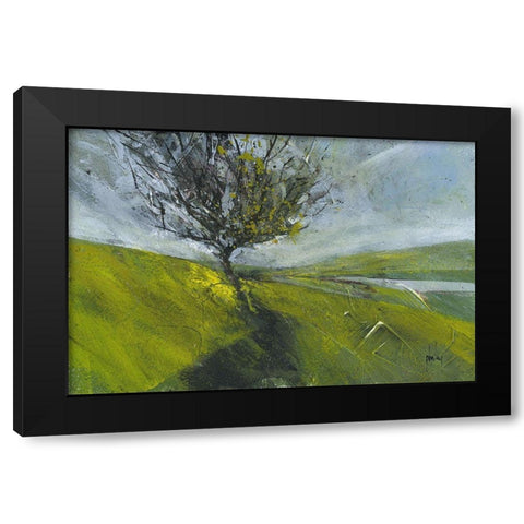 Cambrian Hawthorne Black Modern Wood Framed Art Print with Double Matting by Bailey, Paul