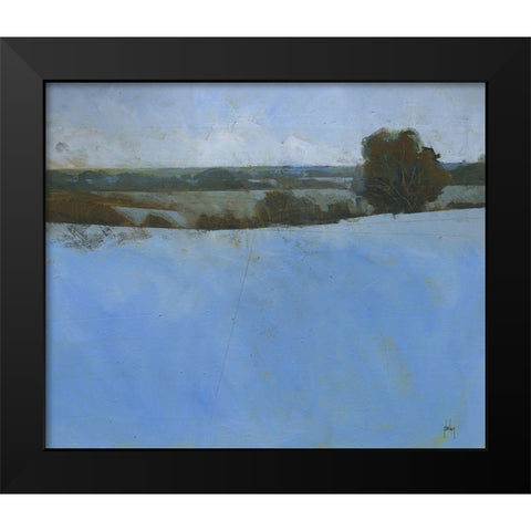 First of Winter Black Modern Wood Framed Art Print by Bailey, Paul