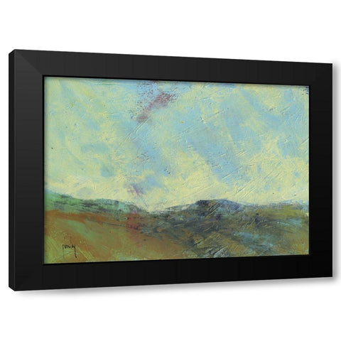 Morning Light Black Modern Wood Framed Art Print with Double Matting by Bailey, Paul