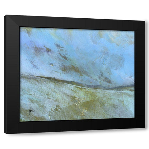 November Moor Black Modern Wood Framed Art Print with Double Matting by Bailey, Paul