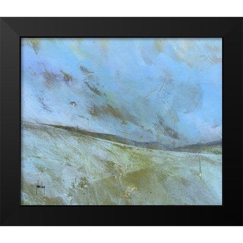 November Moor Black Modern Wood Framed Art Print by Bailey, Paul