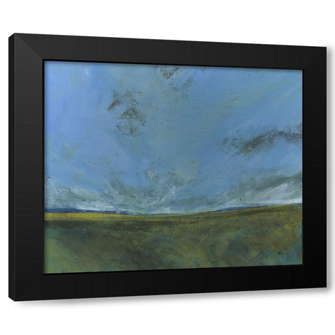 Rough Moor Black Modern Wood Framed Art Print by Bailey, Paul