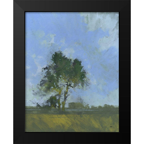 Sandlings Dawn Black Modern Wood Framed Art Print by Bailey, Paul