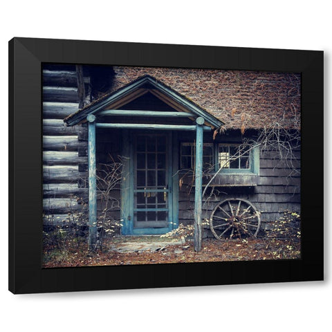 Door to the Past Black Modern Wood Framed Art Print by Broom, Michael
